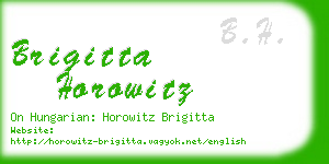 brigitta horowitz business card